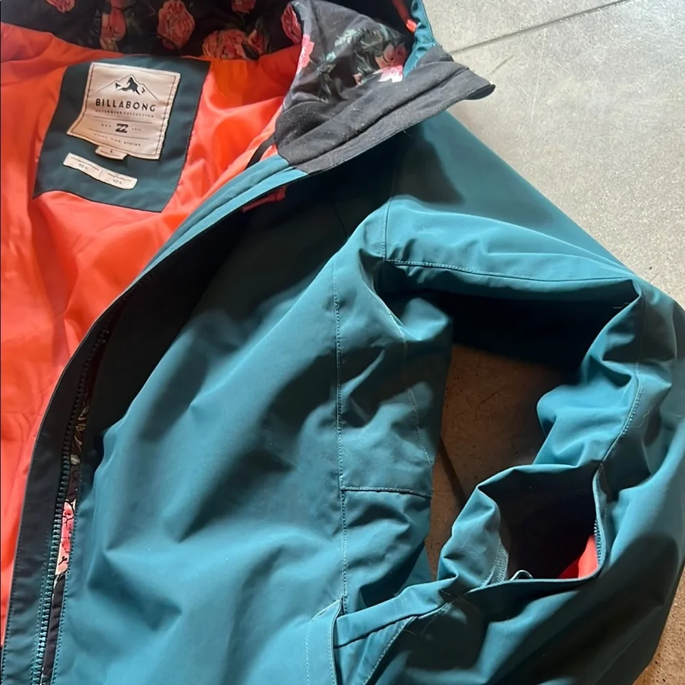 Billabong Teal and Orange Outerwear - Picture 4 of 5